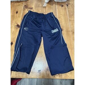 NBA‎ Elevation Men's Activewear Track Pants Navy Blue White Stripes Size S Small